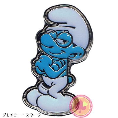樂天商城 - ピンバッジ(ブレイニースマーフ2)/スマーフ（The Smurfs）