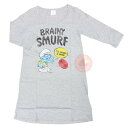 Tシャツ(ブレイニー・メガネ)ヘザーグレー/スマーフ(The Smurfs) 【アパレル】