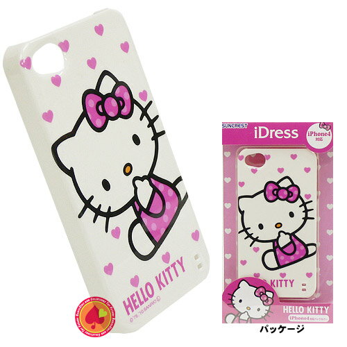 iDress iPhone4対応 ホワイト/ハローキティ(HELLO KITTY)