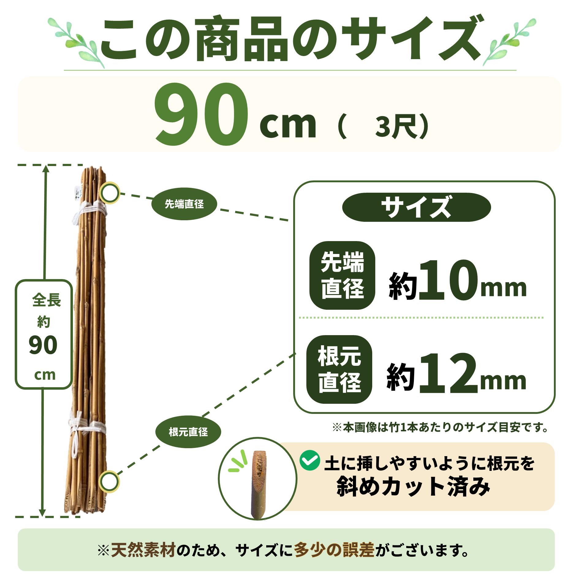 女竹 90cm 100本 篠竹 添え木 竹支柱 農業支柱 園芸支柱 測量用 天然竹 竹 支柱 篠竹