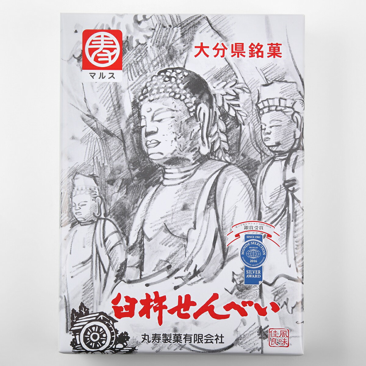 マルス製菓　臼杵せんべい　1,620円　平(厚手)　30枚(2枚×15袋)入り/