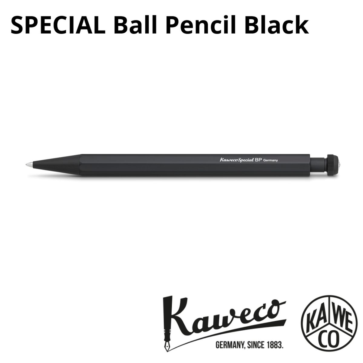 カヴェコ [正規輸入品/保証書付] ボールペン カヴェコ KAWECO スペシャル ボールペン ブラック KAWECO-PS-PB 黒 アルミ 真鍮 レザー クリスマス プレゼント ギフト 彼氏 彼女 女性 男性 男の子 女の子 社会人 大学生 実用的 おしゃれ かわいい ブランド 高級 人気