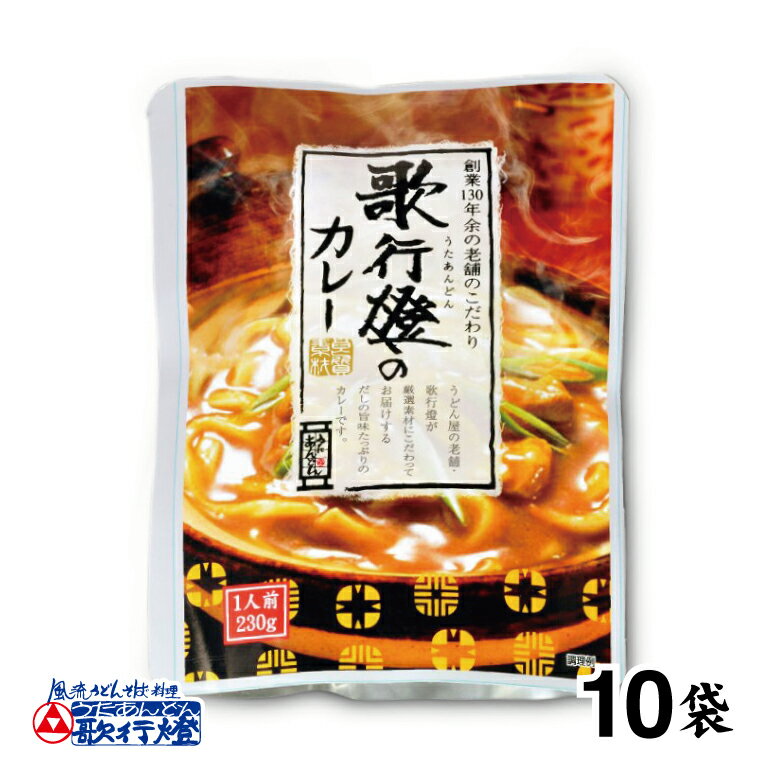 カレー レトルト 230g×10袋カレーうどん に おすすめ！ だし の 旨味たっぷり ご当地カレーまとめ買い が お得