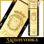 ＼日本初上陸！／酒　ウォッカ　金塊　ゴージャス　プレゼント　パーティ　3Kilos Vodka Gold 999.9 (スリーキロスウォッカ）インパクト　大切な人へ　ギフト　感謝　バレンタイン　プレゼント　建国記念の日　天皇誕生日