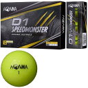 本間ゴルフ HONMA ボール D1 スピードモンスター ボール 5ダースセット 5ダース(60個入り) イエロー