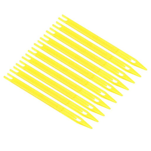 PATIKIL 網針シャトル 115 x 7.5 x 3 mm #1 15本入り プラスチック漁網 修復ツール イエロー PATIKIL 網針シャトル 115 x 7.5 x 3 mm #1 15本入り プラスチック漁網 修復ツール イエロー