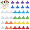 GOLD DEER ナイロンケーブルラベル 36個 8色マルチカラーケーブルラベル ケーブル整理識別用タグ