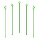 PATIKIL ラバーツイス トタイ、12インチシリコン再利用可能なツイス トタイ、重い負荷に耐える、5個、緑