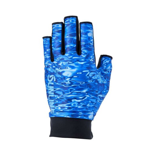 サンライン(SUNLINE) サングローブ(5本カット) SUG-703 ブルー L サンライン(SUNLINE) サングローブ(5本カット) SUG-703 ブルー L