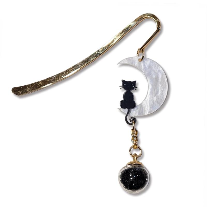 猫のしおり 夢を叶える猫 だらりん猫のブックマーカー 猫雑貨 ネコグッズ 夢猫ねこ 本しおり ブックマ..