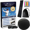 【ティーチングプロ監修】 ゴルフ練習器具 ボール バンド スイング 素振り 矯正 練習 セット