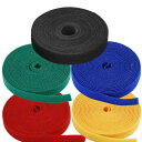 面ファスナー 結束バンド まとめる 耐熱テープ強力 自由にカット強力 ケーブル配線整理 まとめ 収納用 固定 再利用可能 オフィス用 家庭用 部屋用 荷物梱包 屋外