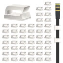 コードクリップ ケーブルドロップ ケーブルクリップ ケーブル収納 コード管理 固定クリップ 接着ワイヤーコード 結束固定ベース by Viaky