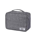 HAPPY SUGAR ガジェットポーチ 大容量 ケース デジタル 収納 機材ケース ガジェットケース 撥水 ケーブル 充電器 整頓