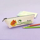 オリムパス クロス・ステッチししゅうキット フラワーエンブロイダリー ペンケース 9051・ラベンダー