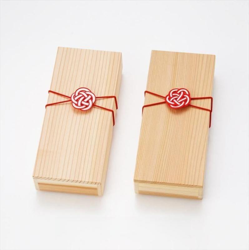 「長良すぎ」木箱ペンケース・無地x水引き MP-100