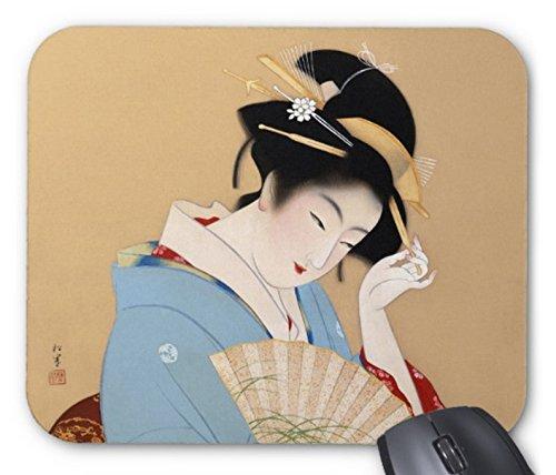 上村松園『 春のよそをひ 』のマウスパッド：フォトパッド（世界の名画シリーズ）