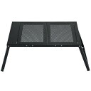 SoomloomテーブルFREE ZONE Table M-30フルメッシュ アイアン穴付き天板 折りたたみ式焚き火台 超軽量 無限拡張可能 キャンプ/アウトドア