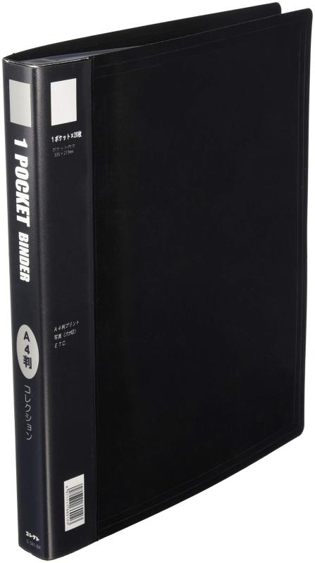 コレクト 1ポケットバインダーブラ