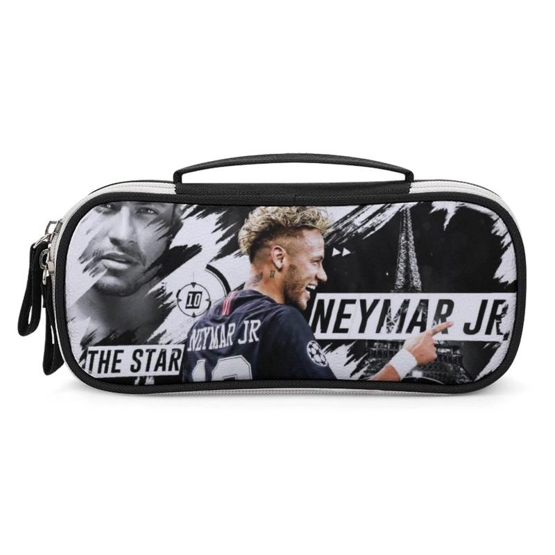 ネイマール ペンケース 大容量 筆箱 多機能 おしゃれ レザー 革 ペンポーチ 男の子 女の子 子供 シンプ..