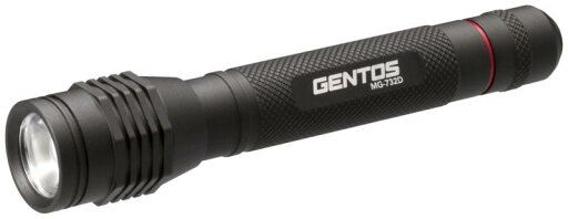 GENTOS(ジェントス) LED 懐中電灯 【明るさ220ルーメン/実用点灯5時間/防塵・防滴】 単3形電池2本使用 MGシリーズ MG-732D ANSI規格準拠 転がり防止 GENTOS(ジェントス) LED 懐中電灯 【明るさ220ルーメン/実用点灯5時間/防塵・防滴】 単3形電池2本使用 MGシリーズ MG-732D ANSI規格準拠 転がり防止