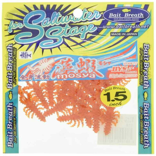 Bait Breath(ベイトブレス) ワーム SWモシャ1.5インチ S152 オレンジ/レッド. Bait Breath(ベイトブレス) ワーム SWモシャ1.5インチ S152 オレンジ/レッド.