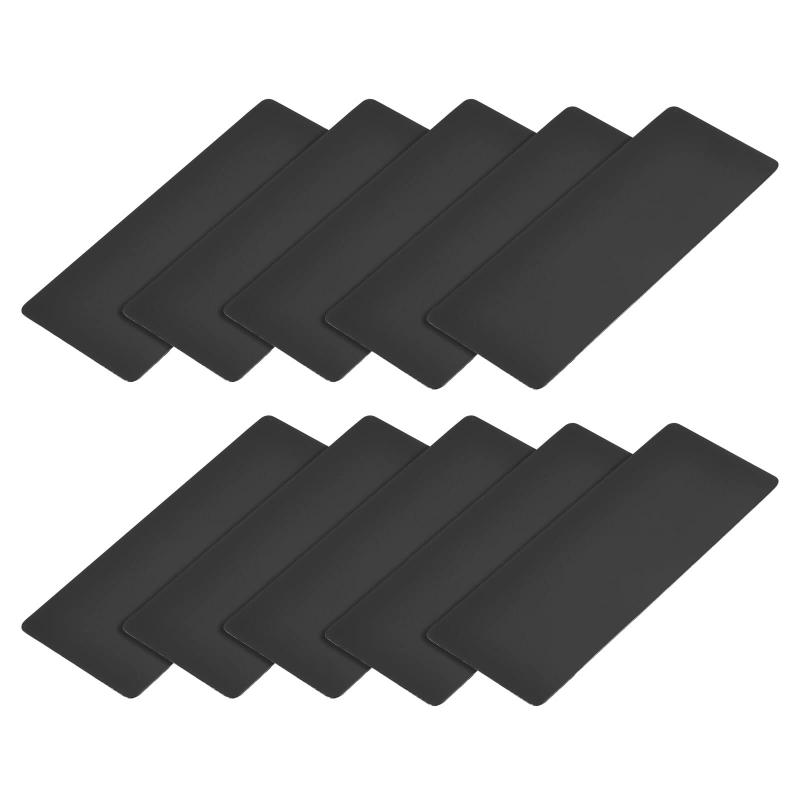 METALLIXITY ネームプレート トロフィーラベル テーブルラベル ブランク メタル 80mm x 22mm x 0.3 mm ..