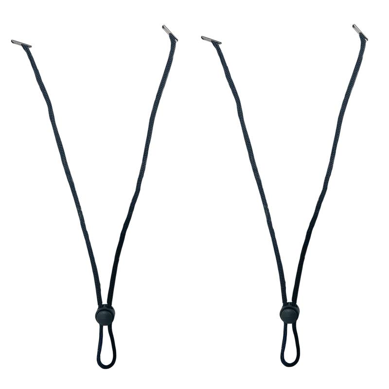 [TRAX SHOP] 帽子用あご紐 差し込み式 紐タイプ ハットストラップ 顎紐 ストラップ クリップ 後付けあ..