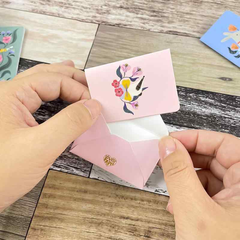 DJECO ジェコ ミニ セシル ライティングボックス ミニレターセット メッセージカード お手紙セット 花..