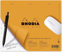 RHODIA(ロディア) メモ帳型マウスパッド クリックブロック マウスパッド メモ用紙30枚入(5mm方眼・19×23cm) PEFC認証取得 RHODIA cf19410 ホワイトペーパー 7 ½ x 9