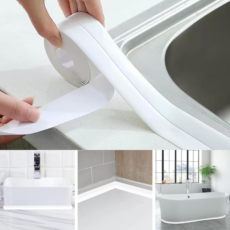防カビテープ 防水テープ 補修テープ 隙間テープ マスキングテープ マスキングテープ 浴室 防水 台所 トイレ PE 水漏れ防止テープ 強力粘着 耐熱 防油 防汚 防カビ カビ防止 のり残らず お風