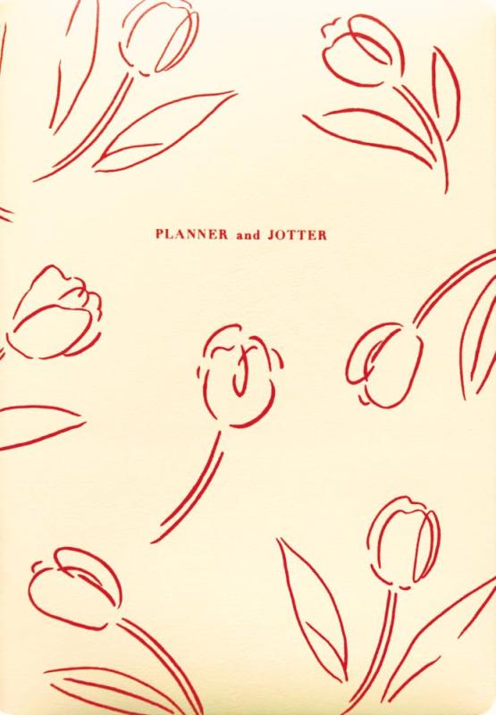 エルコミューン マトカ 手帳 2026年 1月始まり B6 ウィークリー レフト トゥリパン