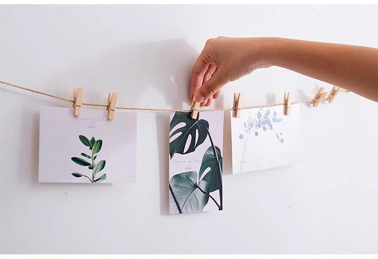 木製クリップセット：耐久性と強度があり、環境に優しい素材で作られた、家庭やオフィスで使用できる多..