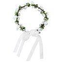 ル ヘッドドレス 調節可能 ウェディング ヘアバンド ブライダル ヘアアクセサリー レディース ホワイト 結婚式 コスチューム パーティー トラベチ