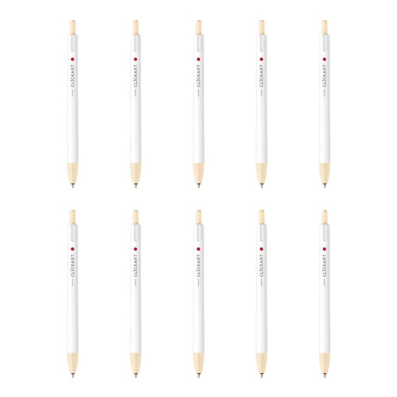 ゼブラ 水性ペン クリッカート ペールオレンジ 10本 B-WYSS22-POR