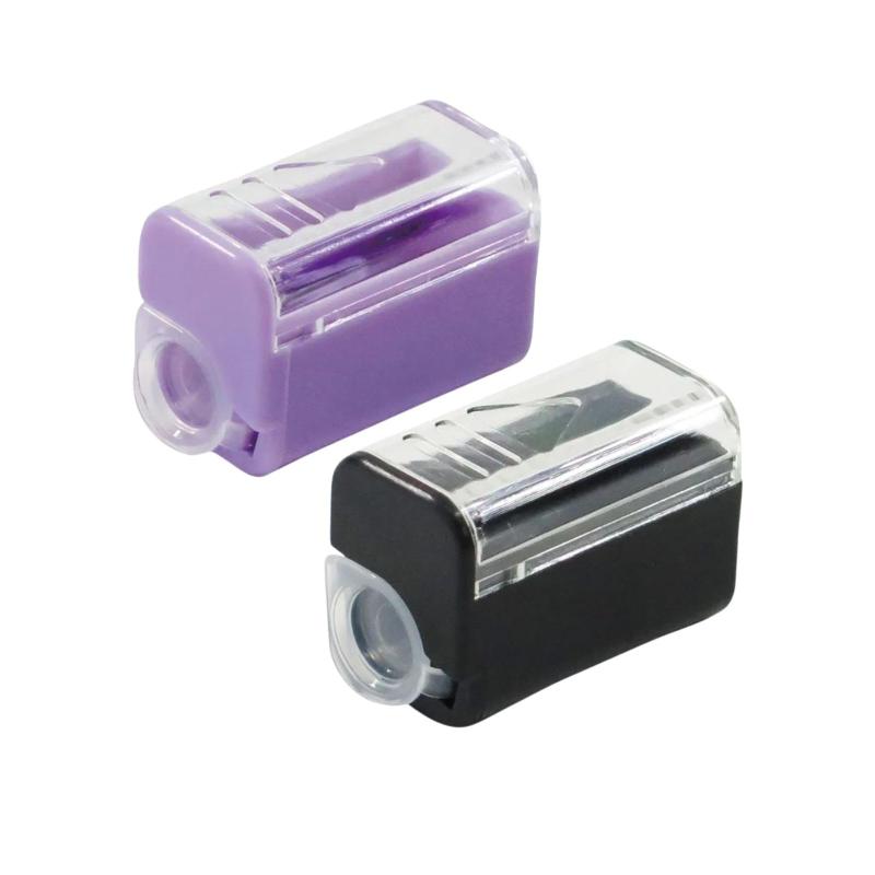 【セット品】 クツワ 鉛筆けずり ベイビーケイ ブラック (x 1) パープル (x 1) 2色セット と HAYARICH おみくじス