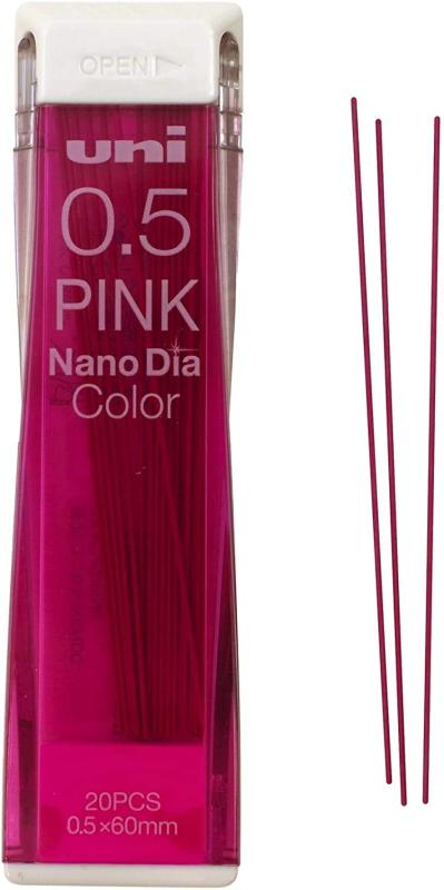 三菱鉛筆 シャープ カラー替芯 ナノダイヤ 0.5mm U05202NDC.13 ピンク 2個セット