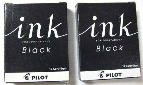 パイロット 万年筆用カートリッジインキ IRF-12S-B 2箱 黒(3)