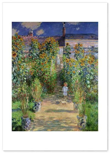 ポスター クロード モネ (ヴェトゥイユの画家の庭) A3サイズ 日本製 インテリア 壁紙用 絵画 アートポスター ポスター クロード モネ (ヴェトゥイユの画家の庭) A3サイズ 日本製 インテリア 壁紙用 絵画 アートポスター