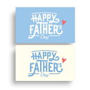 Earth Link 父の日 メッセージカード 50枚 2種類各種25枚ずつ 名刺サイズ ミニ カード サンキュー ありがとう シャビー スクラップブッキング ...