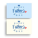 Earth Link 父の日 メッセージカード 50枚 2種類25枚ずつ 名刺サイズ ミニ カード サンキュー ありがとう シャビー スクラップブッキング ギフ...