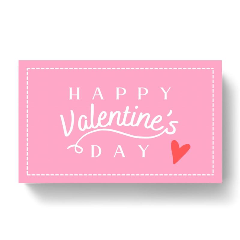Earth Link バレンタイン メッセージカード 50枚 ミニカード グリーティング 名刺サイズ サンキュー カード ハート スクラップブッキング お祝い ...