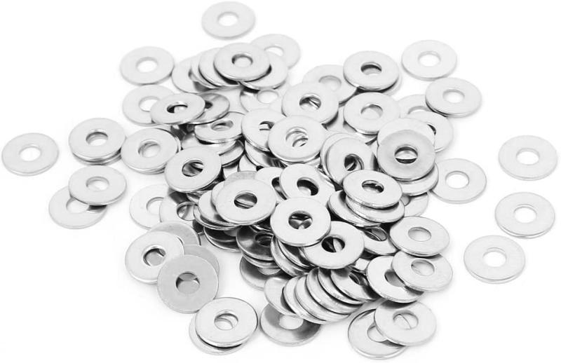 Easycargo 100pcs 平ワッシャーガスケットステンレス鋼304 Din125 Din 125