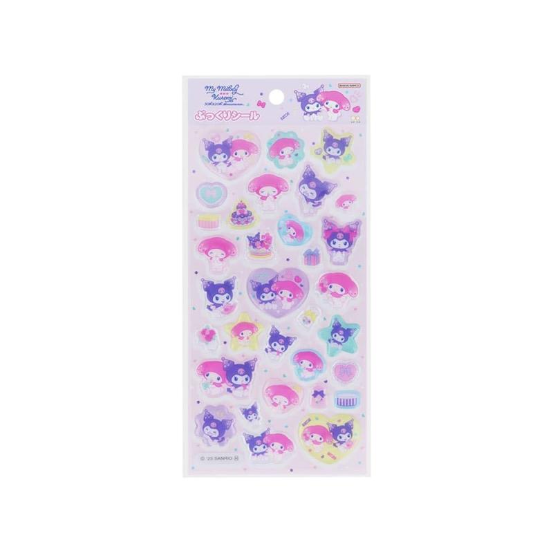 マイメロディ＆クロミ[シールシート]ぷっくりシールサンリオのサムネイル