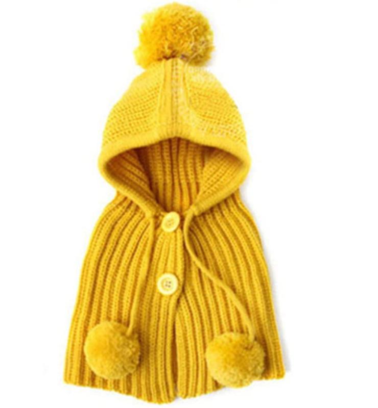 Candykids 選べる4色 幼児 赤ちゃん お孫さん 防寒 冬 しもやけ 対策 かわいい かぶりもの 毛糸