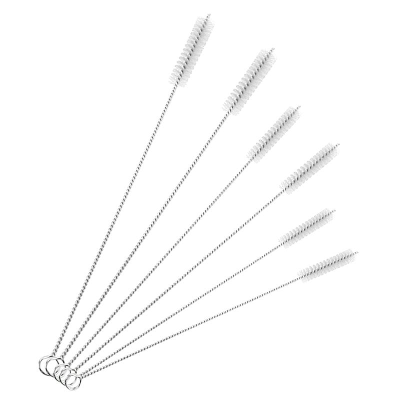 TORMEN ストローブラシ 哺乳瓶ブラシ ロングチューブブラシ ストロー・ホース用極細タイプ隙間ブラシ (..