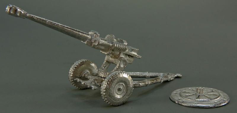 【 アイコム プロホビー 】マイクロギャラリー ミリタリーシリーズ M36 L118 105mm榴弾砲 金属素地仕上げ