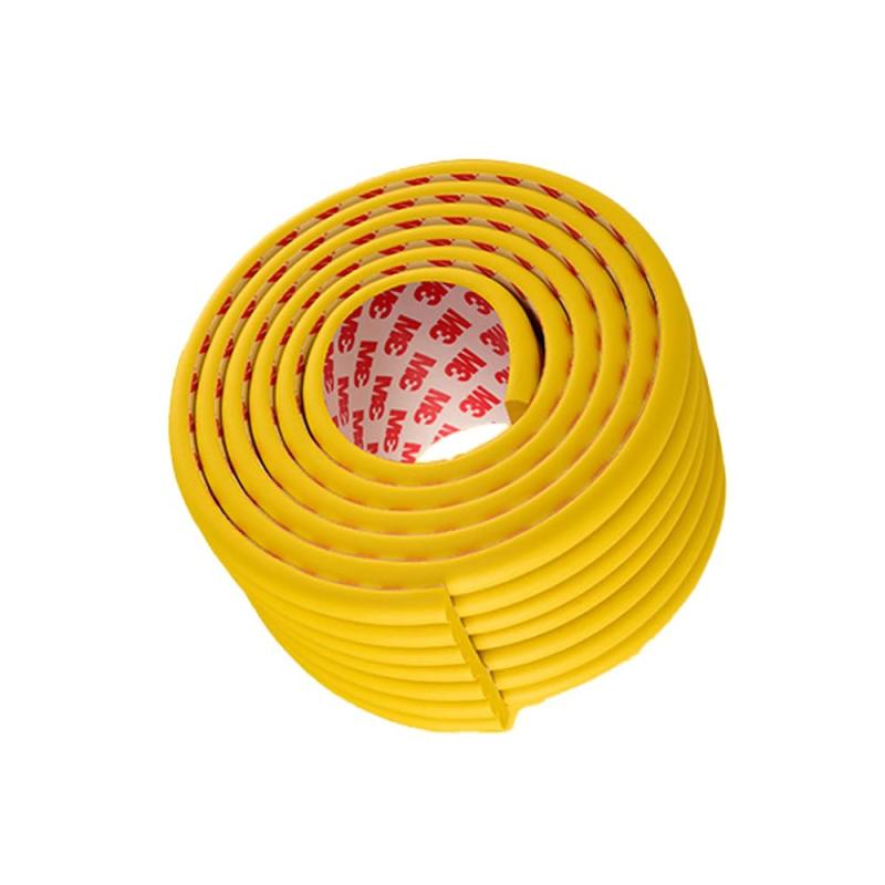 ベビー コーナーガード コーナークッション 赤ちゃん 妊婦 ケガ防止 転倒 幅広 子供 お年寄り 簡単取付 両面テープ貼付け済 長さ2m