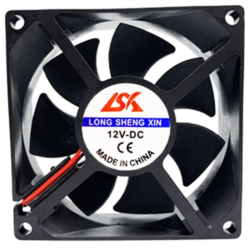 PENGLIN ブラシレス冷却ファン 1PCS 静音 2 ピン 8CM ファン 80mm X 80mm X 25mm 8025 DC 12V/24V PC ケース