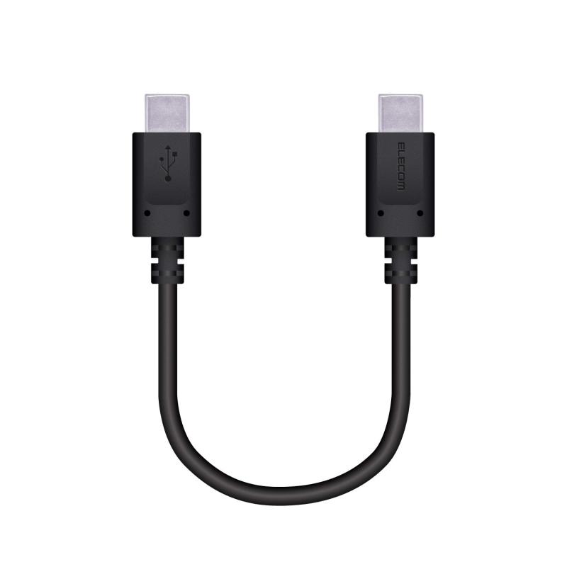エレコム USBケーブル TypeC to TypeC PowerDelivery対応 【最大3Aで高速充電】 USB2.0認証品